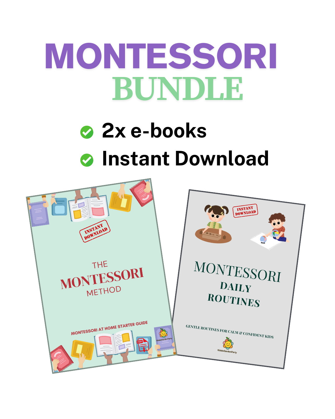 Montessori Bundle (2 e-books) – Peaceful Routines & Montessori Parenting at Home