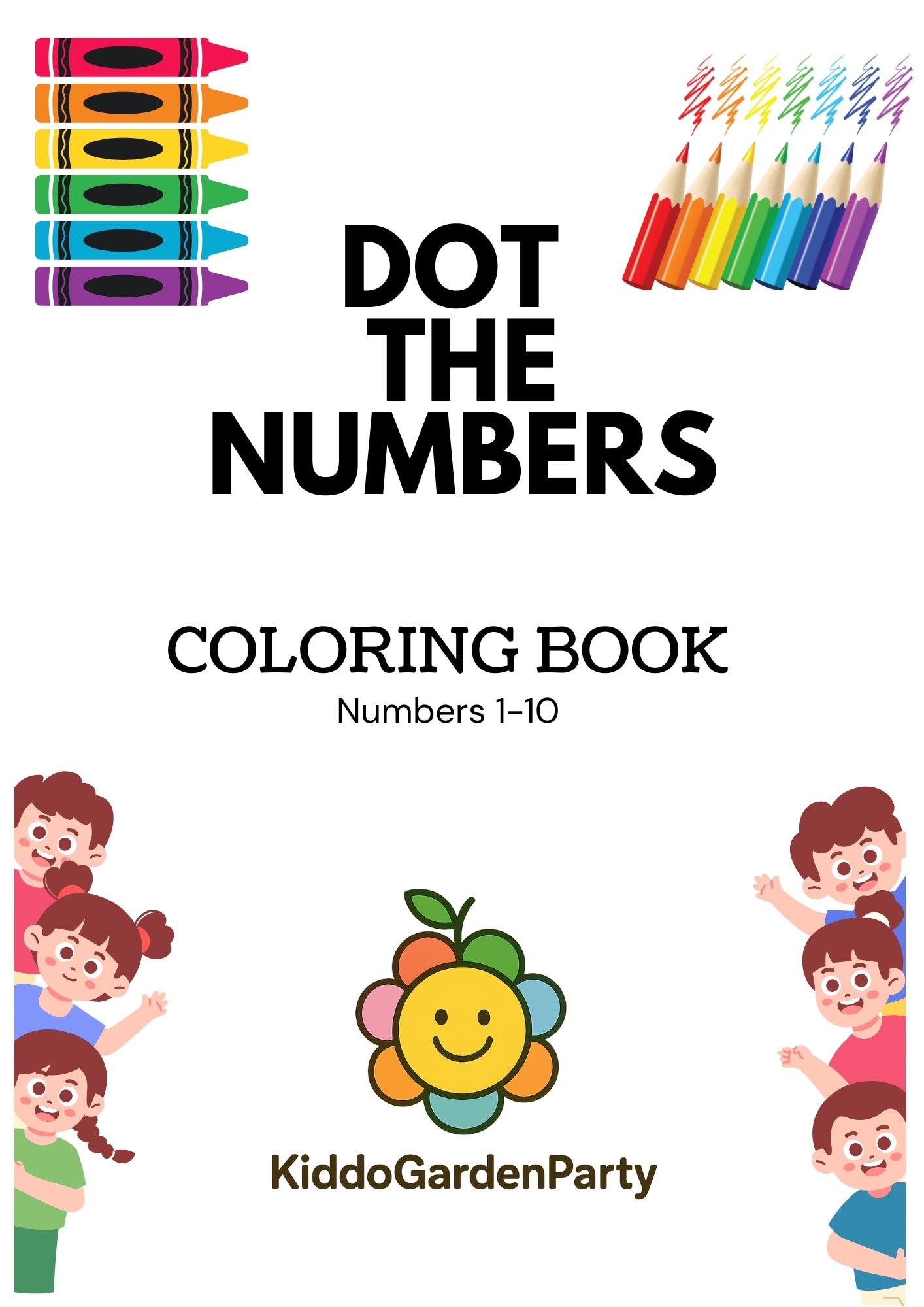 Dot the Number Coloring Book (1–10) – Montessori Inspired Printable