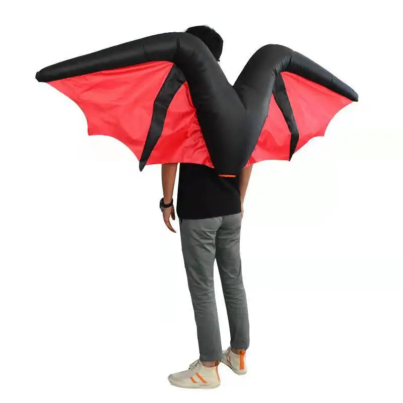Halloween Cosplay Costume Inflatable Alien Ghost Sea Thief Bat Pumpkin Blow up Suit for Party Inflatable Costume Carton Unisex-4