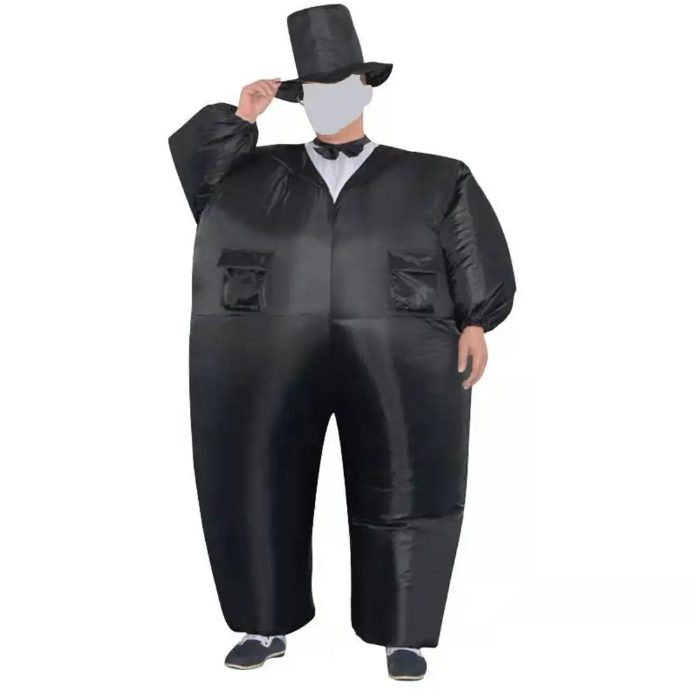Halloween Cosplay Costume Inflatable Alien Ghost Sea Thief Bat Pumpkin Blow up Suit for Party Inflatable Costume Carton Unisex-2